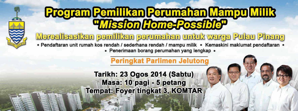 "Mission: Home-Possible" Roadshow Kick Off - 23 Ogos