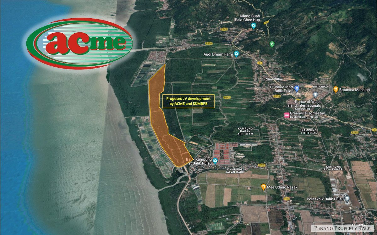 Acme inks JV to develop 178 acres of land in Balik Pulau Penang